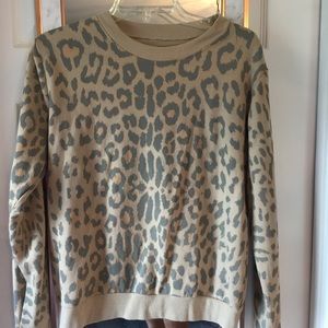 Leopard print sweatshirt